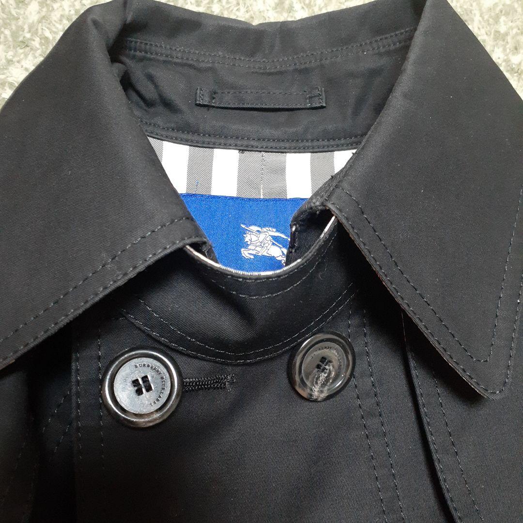 ※Domino！ BURBERRY 38サイズ Aライントレンチコート 黒