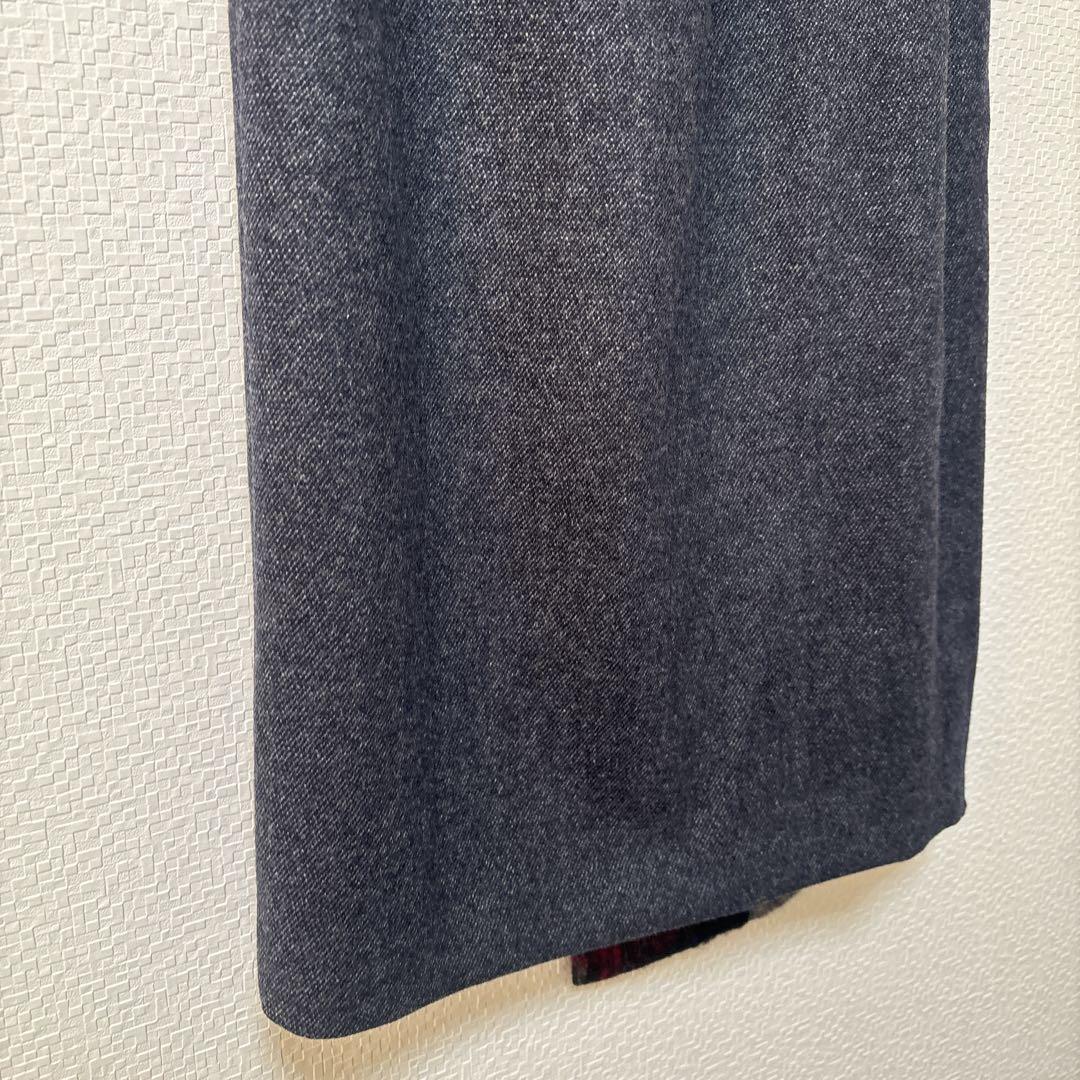 【グレースコンチネンタル】美品 ダイアグラム タイトスカート　チェック　ウール