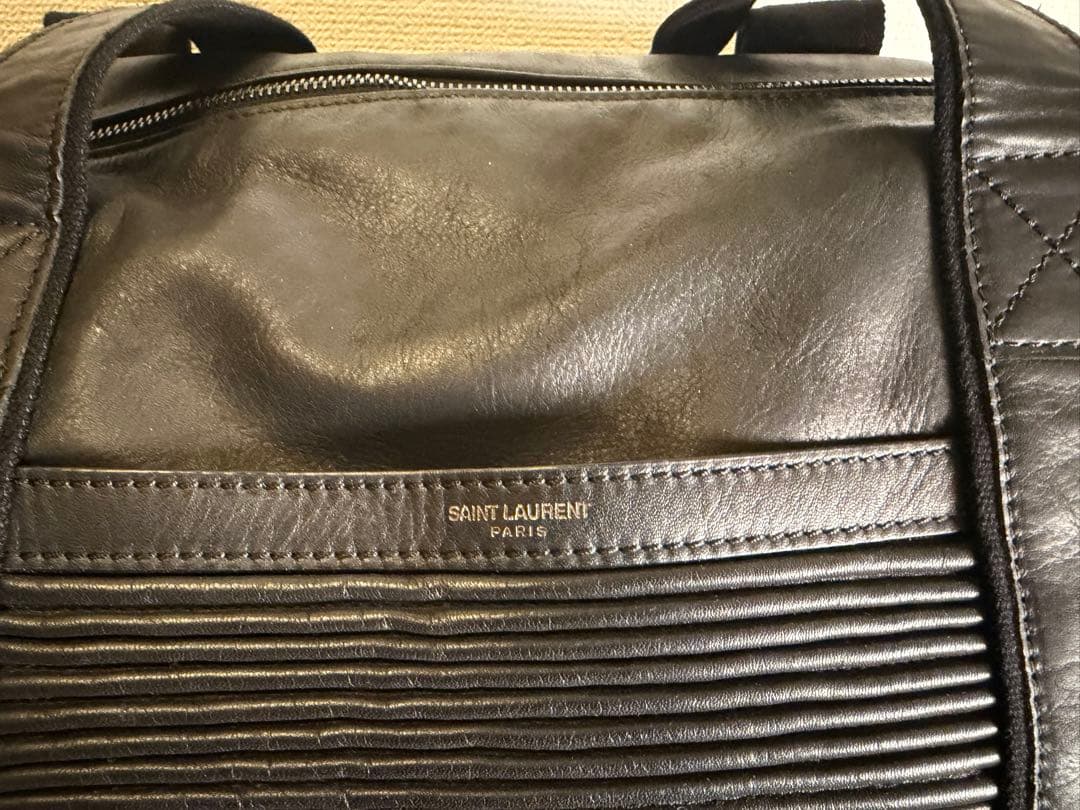 【ネオ】超美品SAINT LAURENT 本革ボストンバッグ　NUXX