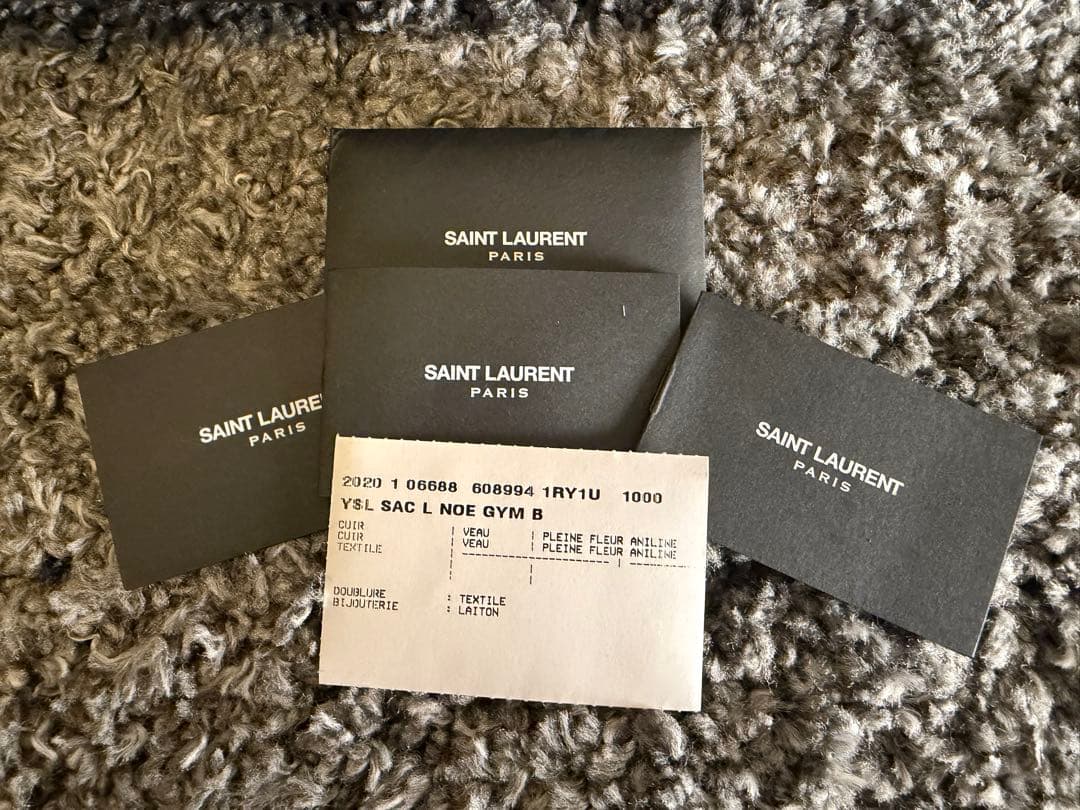 【ネオ】超美品SAINT LAURENT 本革ボストンバッグ　NUXX
