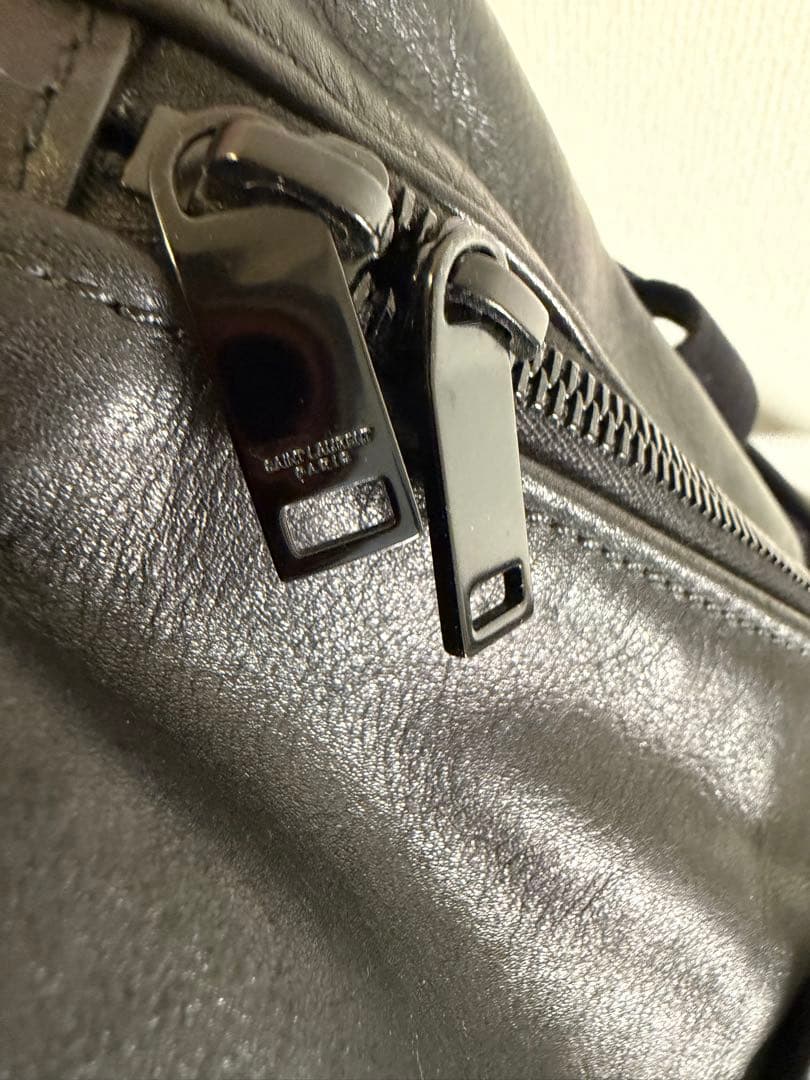【ネオ】超美品SAINT LAURENT 本革ボストンバッグ　NUXX