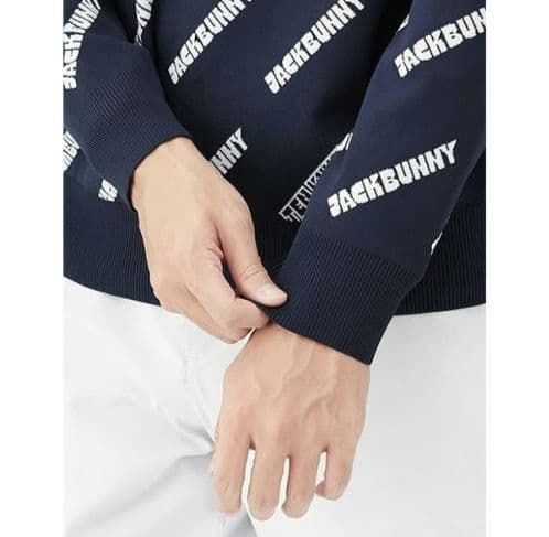 再再再値下げ新品　ジャックバニー　ニット4　紺ネイビー定価17600円