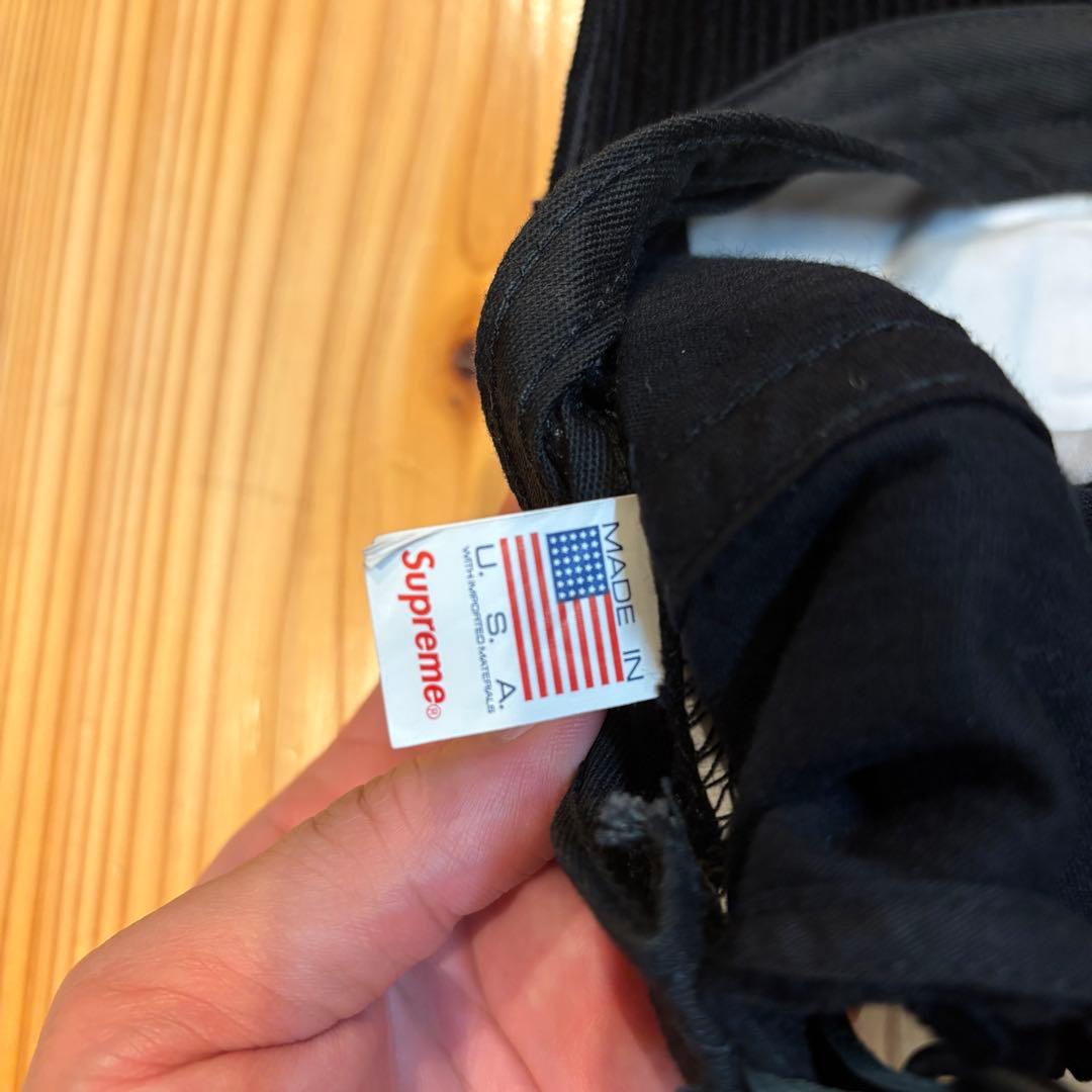 【美品】Supreme コーデュロイ ブラックキャップ