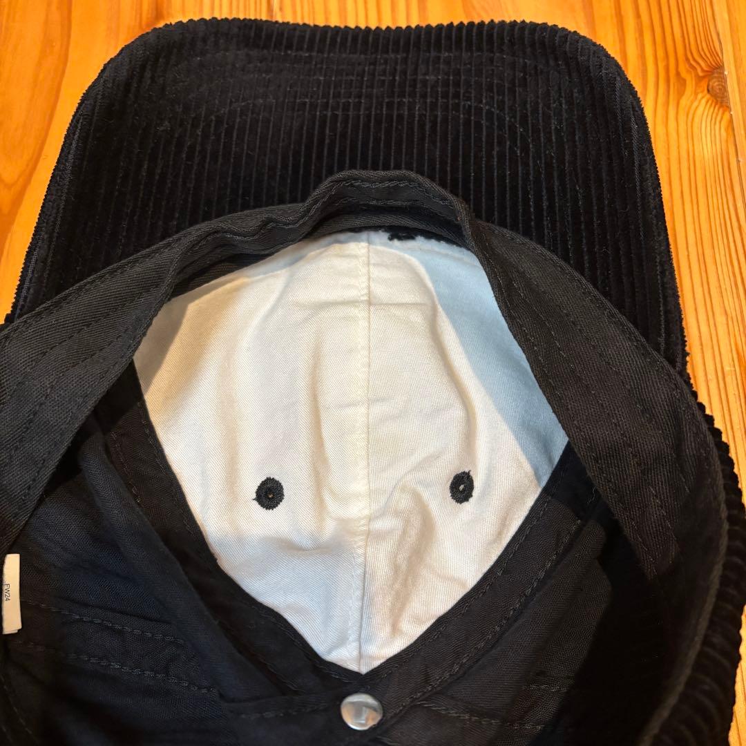 【美品】Supreme コーデュロイ ブラックキャップ