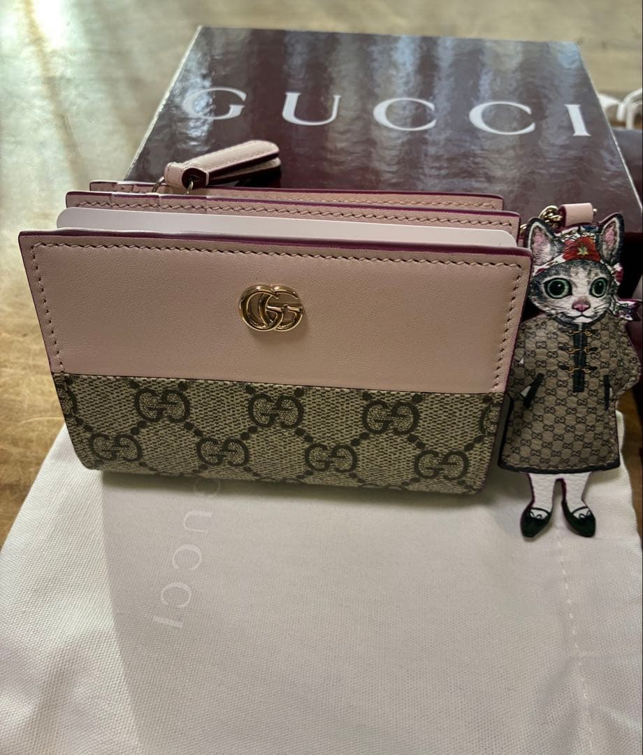 GUCCI グッチ ヒグチユウコ バイカラー スモールウォレット　日本限定