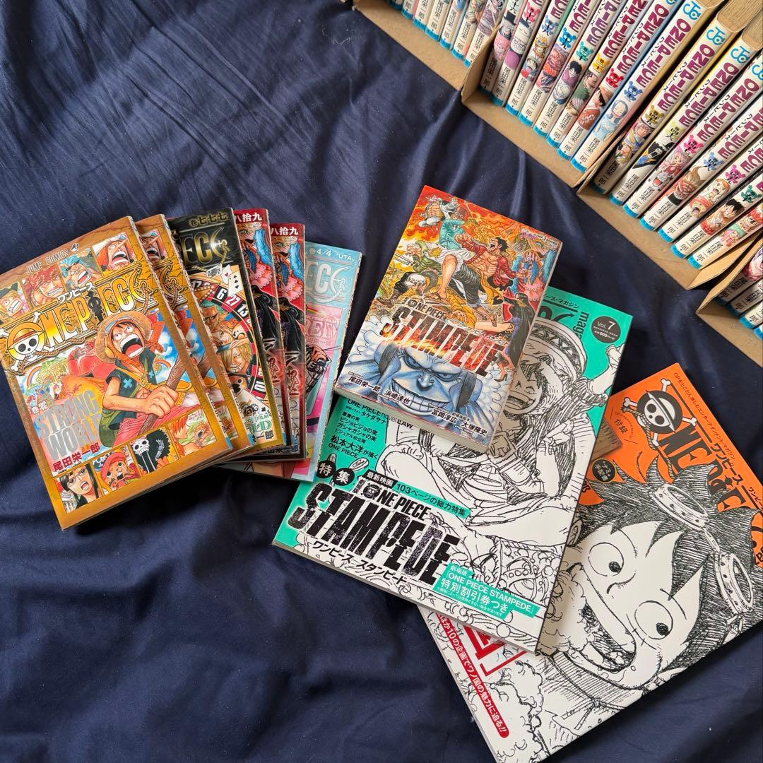 【1～101巻】ONE PIECE セット + 映画特典7冊スタンピード本