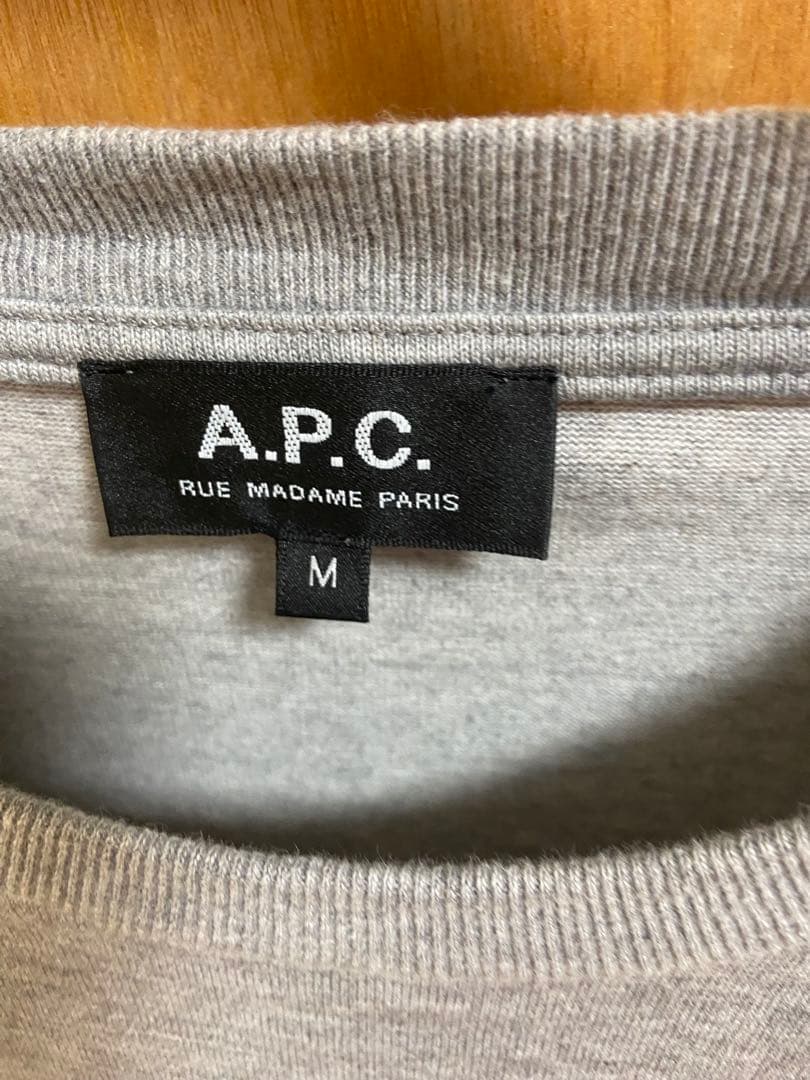 a*6様 美品 EDIFICE A.P.C. 別注 スウェットライク ロングスリ