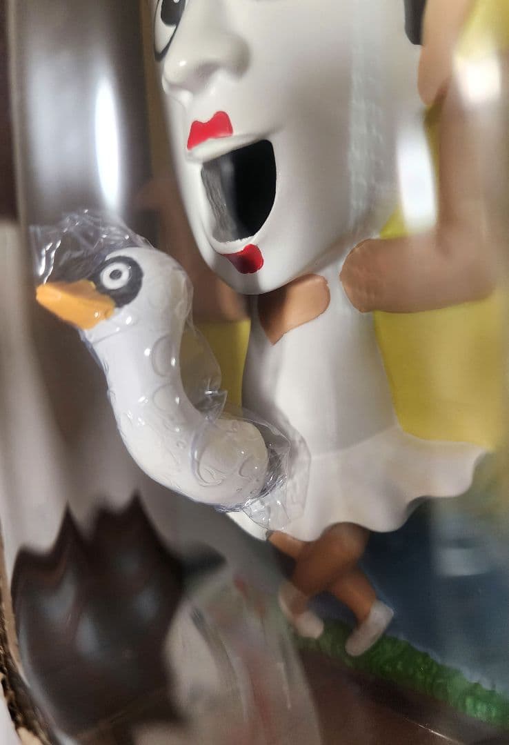 未使用品　志村けん　バカ殿様（白鳥）ティッシュボックス