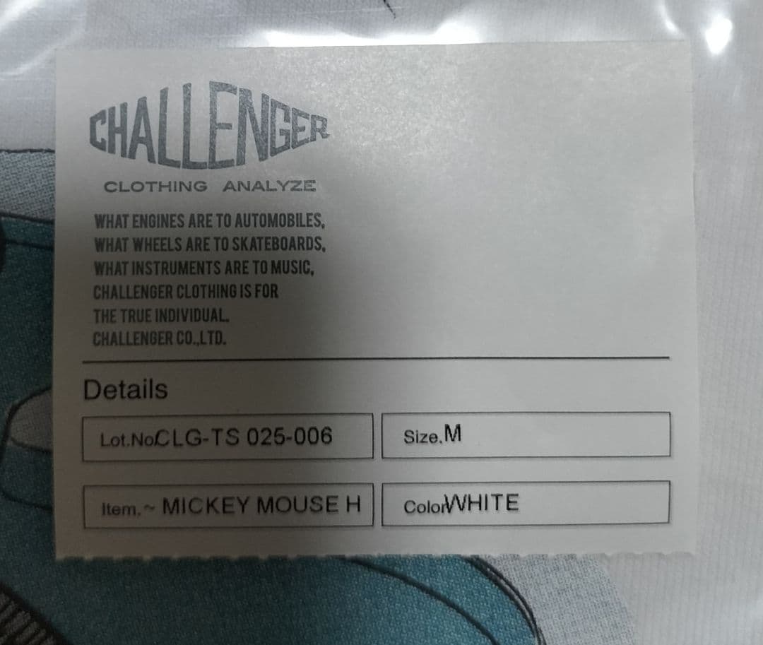 せいやCHALLENGER MICKEY MOUSE HAND PLANT