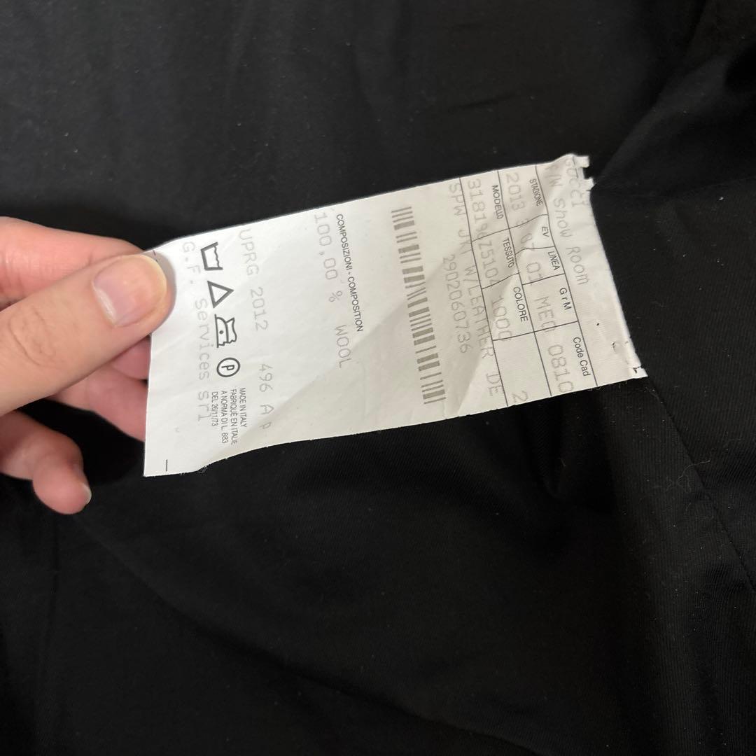 ジャケット・アウター gucci leather wool jacket archive opium
