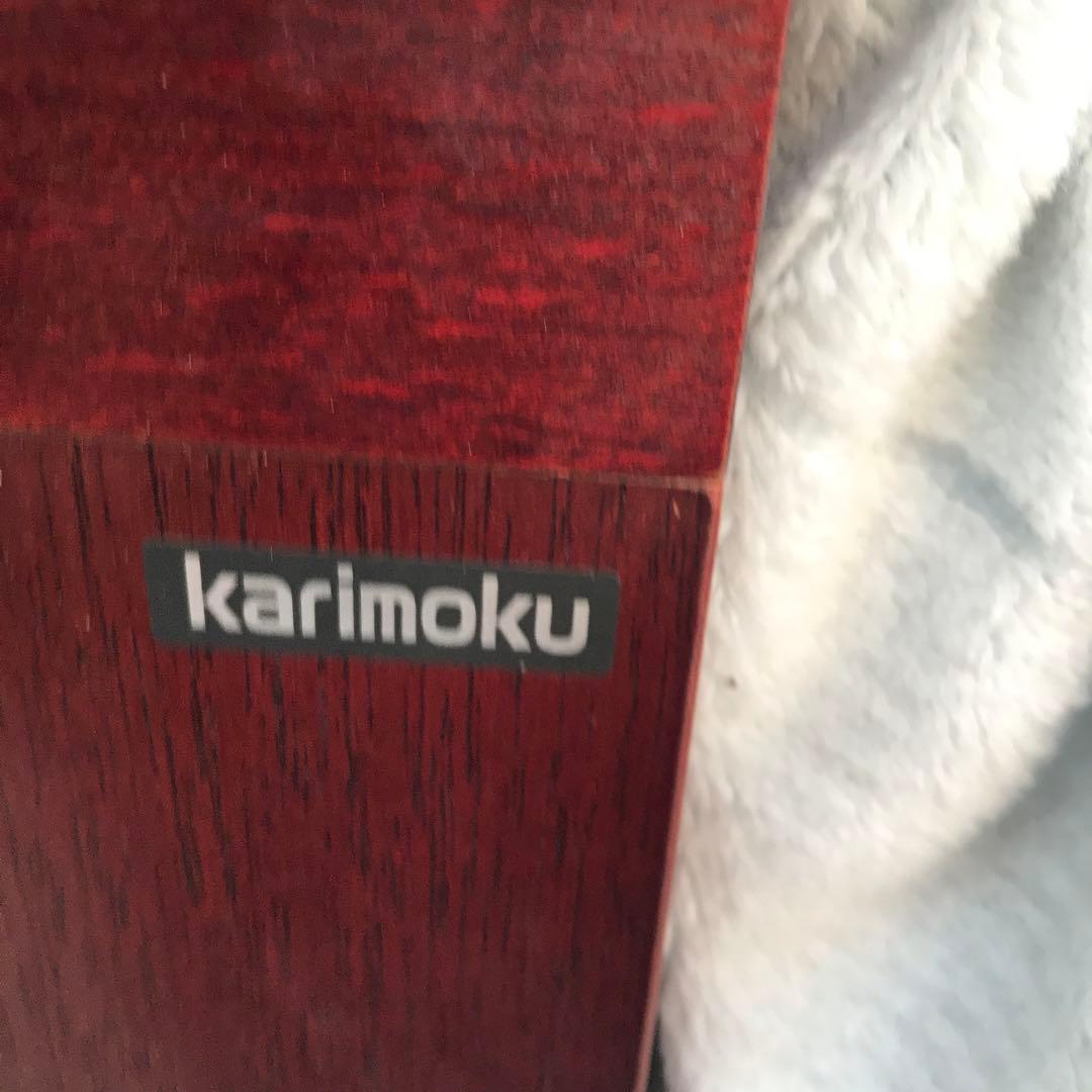 フユ　karimoku ガラス扉収納キャビネット