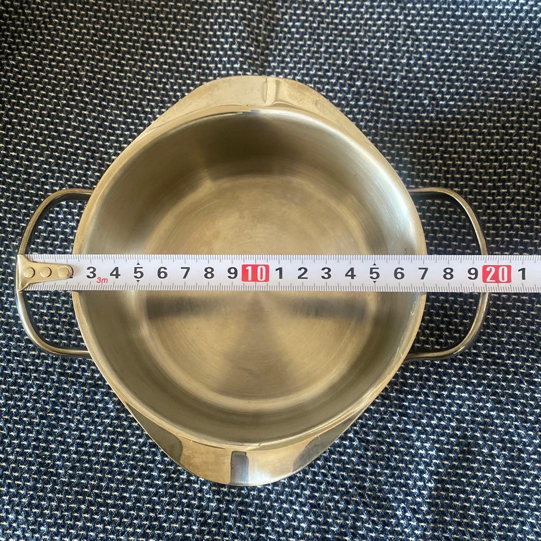 DANSK 両手鍋・キャセロール ステンレス両手鍋 20 cm (持ち手込)