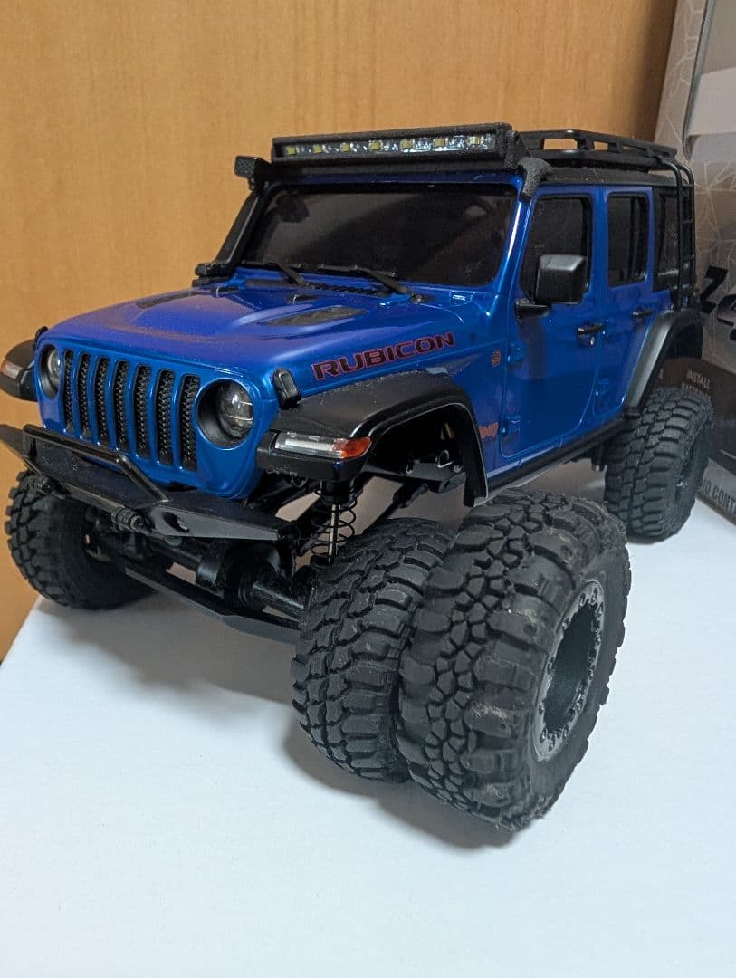 京商ミニッツ4×4 ジープ ラングラー アンリミテッド ルビコン アクセサリー付