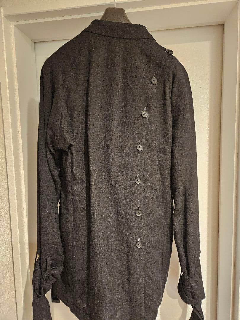 yohji yamamoto2024SS安全ピンジャケット