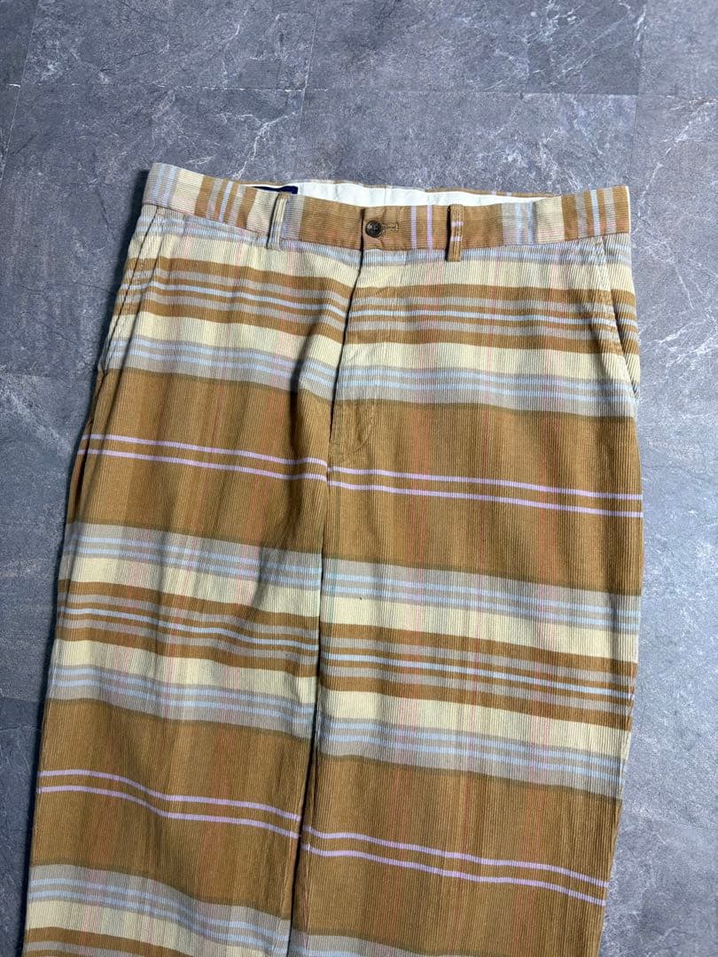 パンツ POLO GOLF border corduroy pants camel