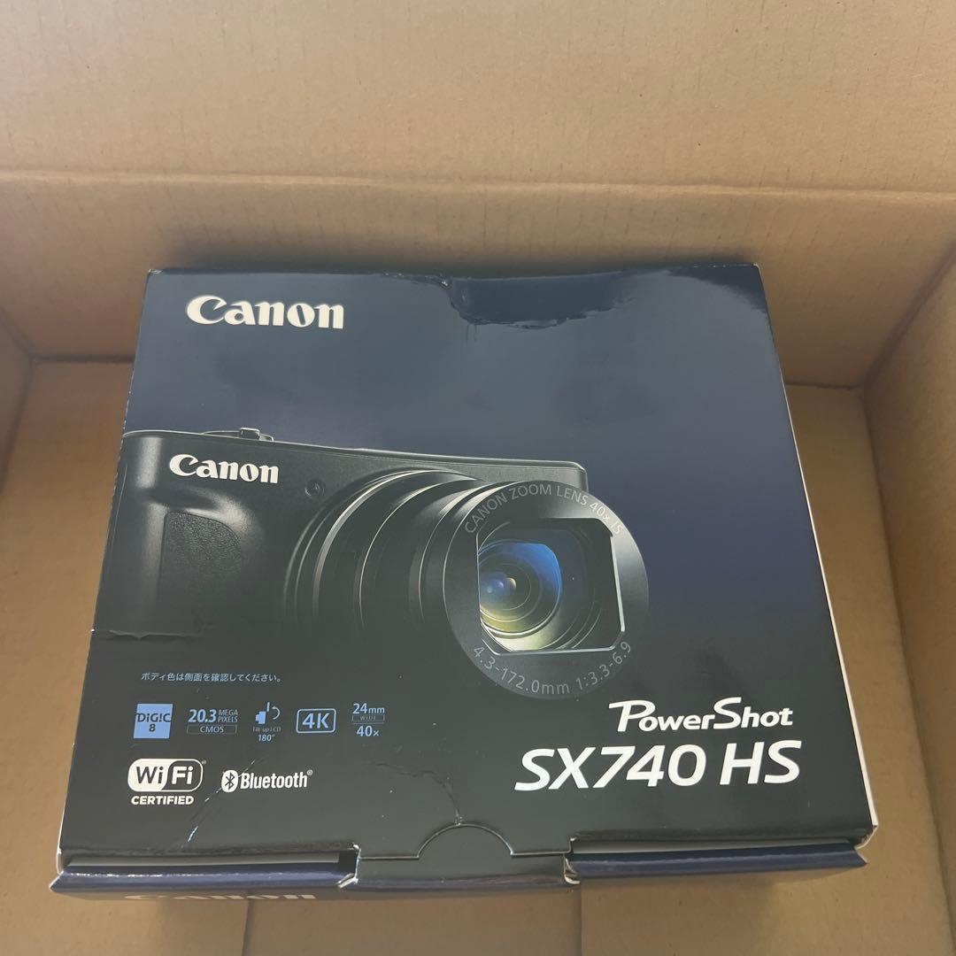 【新品•未使用】　 キャノン PowerShot SX740 HS ブラック