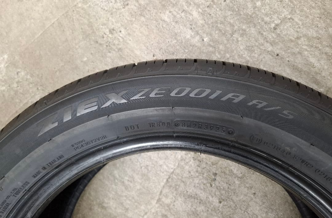 【新車外し】 ファルケン 2025年 225/55R18 タイヤ 4本