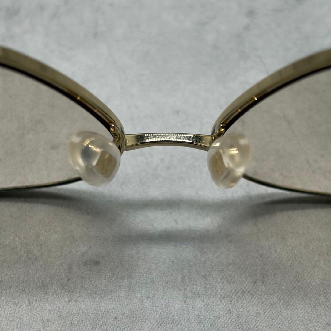 GUCCI GG1089SA ゴールド チェーン メタル サングラス XL