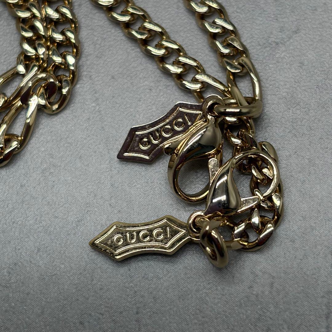 GUCCI GG1089SA ゴールド チェーン メタル サングラス XL