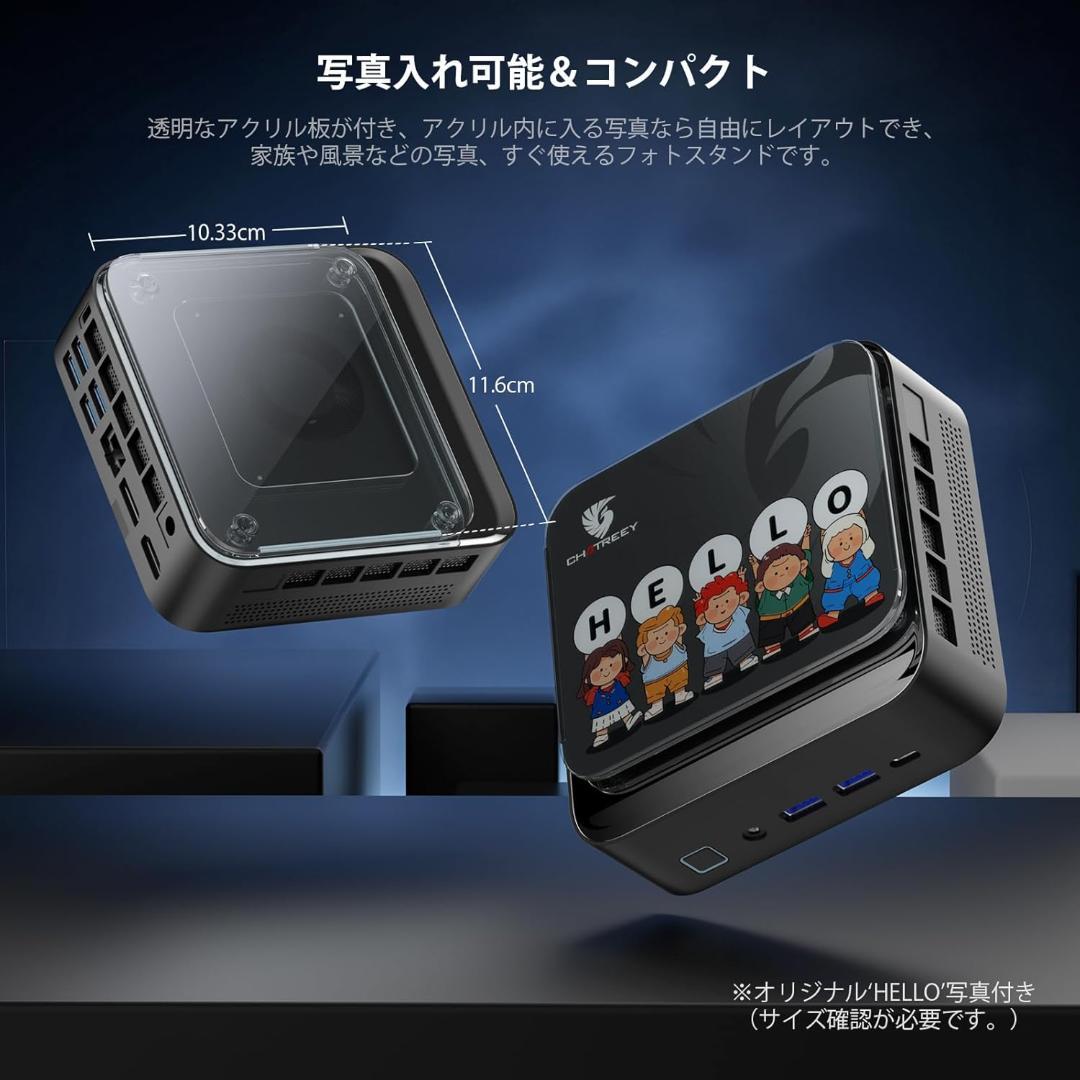 ミニPC i5-14450HX 10コア 16スレッド 最大4.8GHz