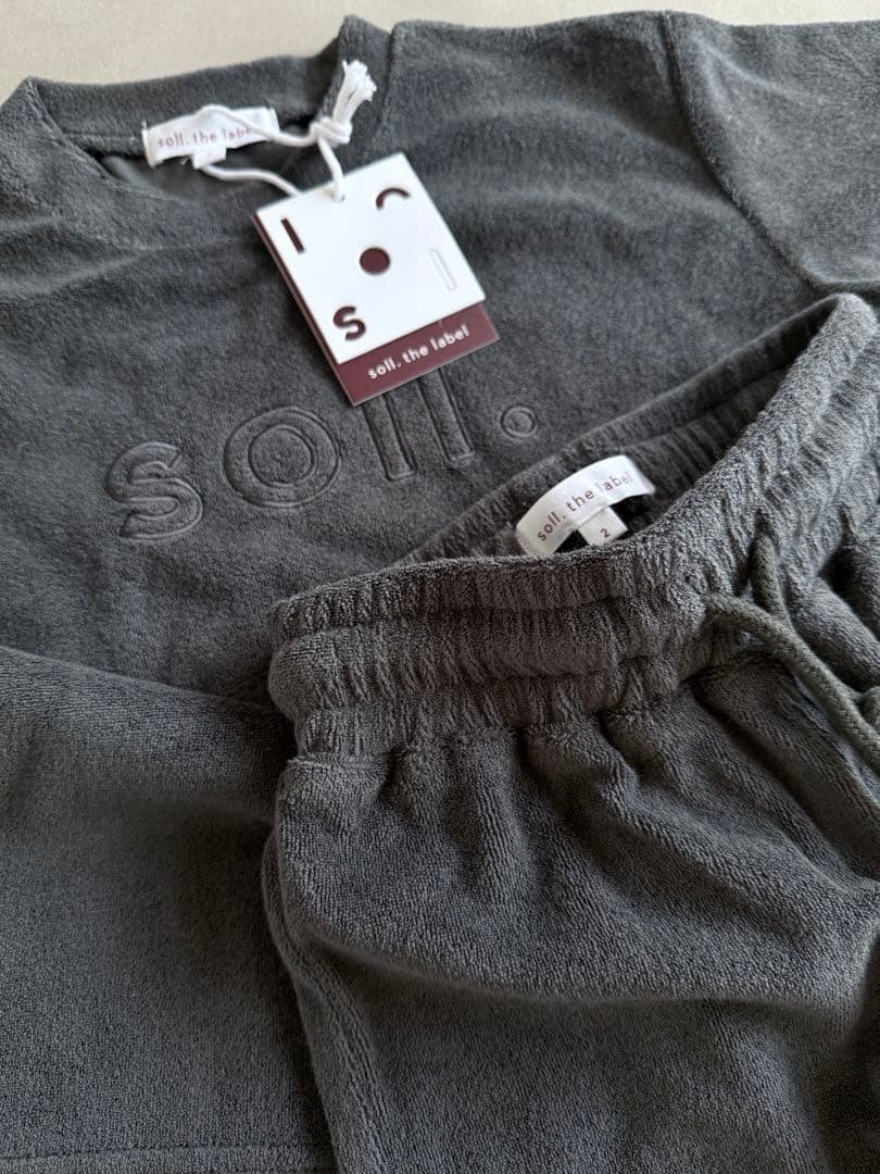 soll. the label charcoal セットアップ サイズ2