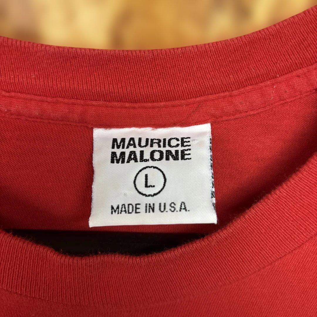 【激レア】USA製 MAURICE MALONE Tシャツ Lサイズ レッド