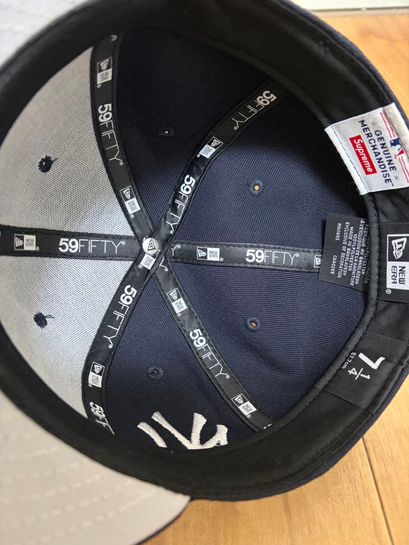 【Supreme × New Era】Box Logo ネイビー 7 1/4