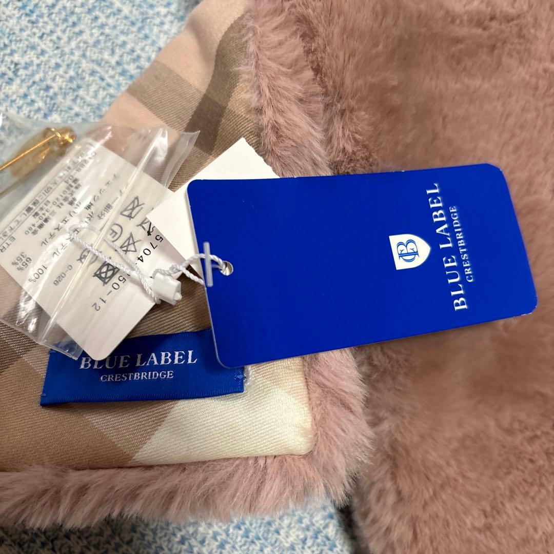 新品BLUE LABEL CRESTBRIDGE ファーマフラー