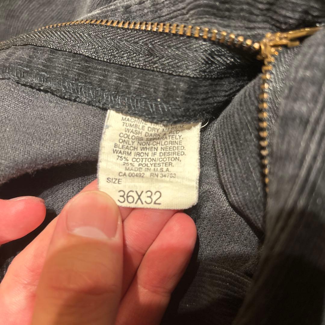 Lee 200 2801 USA製　ブラック　コーデュロイパンツ　W36程度