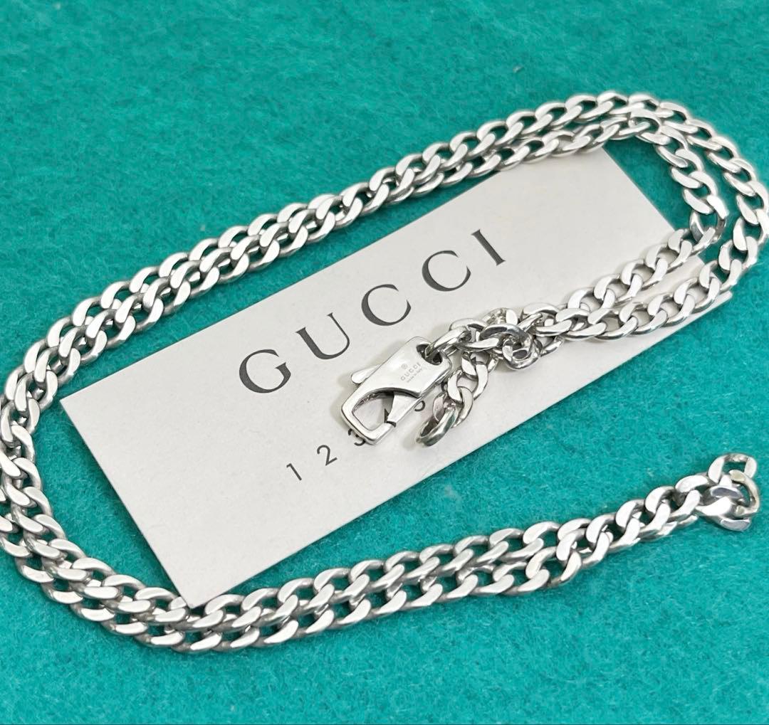 美品　GUCCI 3.7ミリ 喜平チェーンネックレス