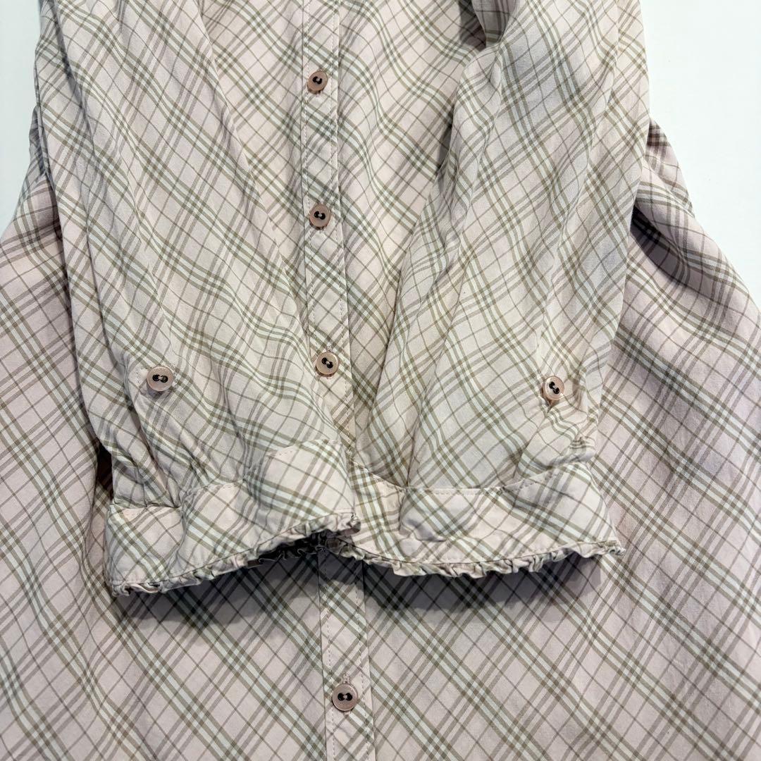 美品　Burberry バーバリー　総ノバチェック ピンク ワンピース 38 M