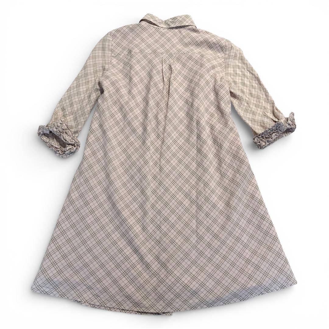 美品　Burberry バーバリー　総ノバチェック ピンク ワンピース 38 M