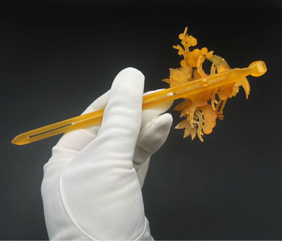 花嫁かんざし 髪飾りセット 和装小物 櫛 簪 くし 髪飾り本鼈甲木箱付き