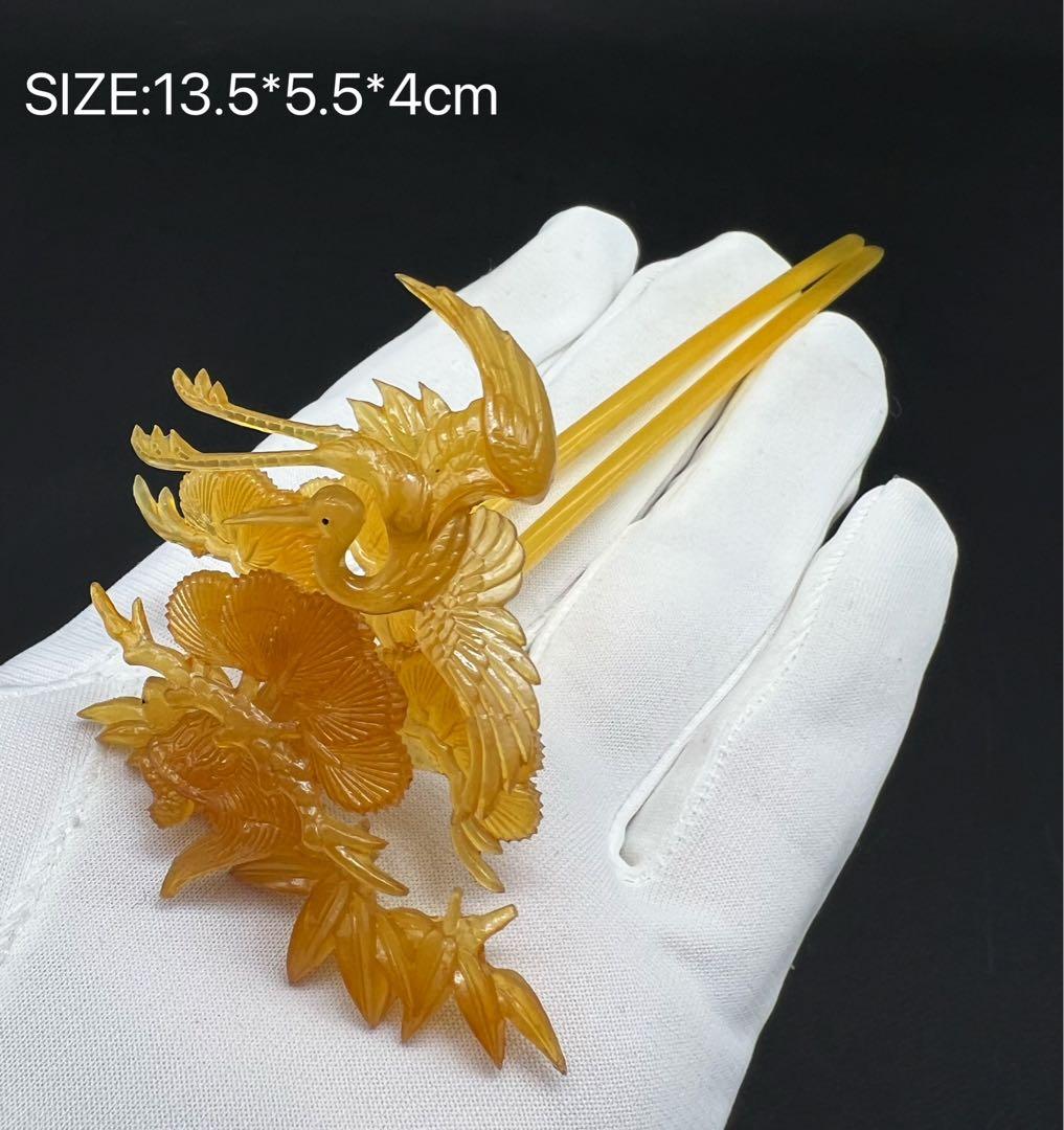 花嫁かんざし 髪飾りセット 和装小物 櫛 簪 くし 髪飾り本鼈甲木箱付き