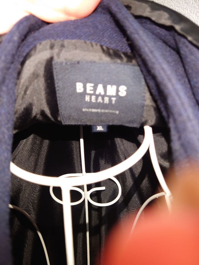 BEAMS HEART フード付きコート XL