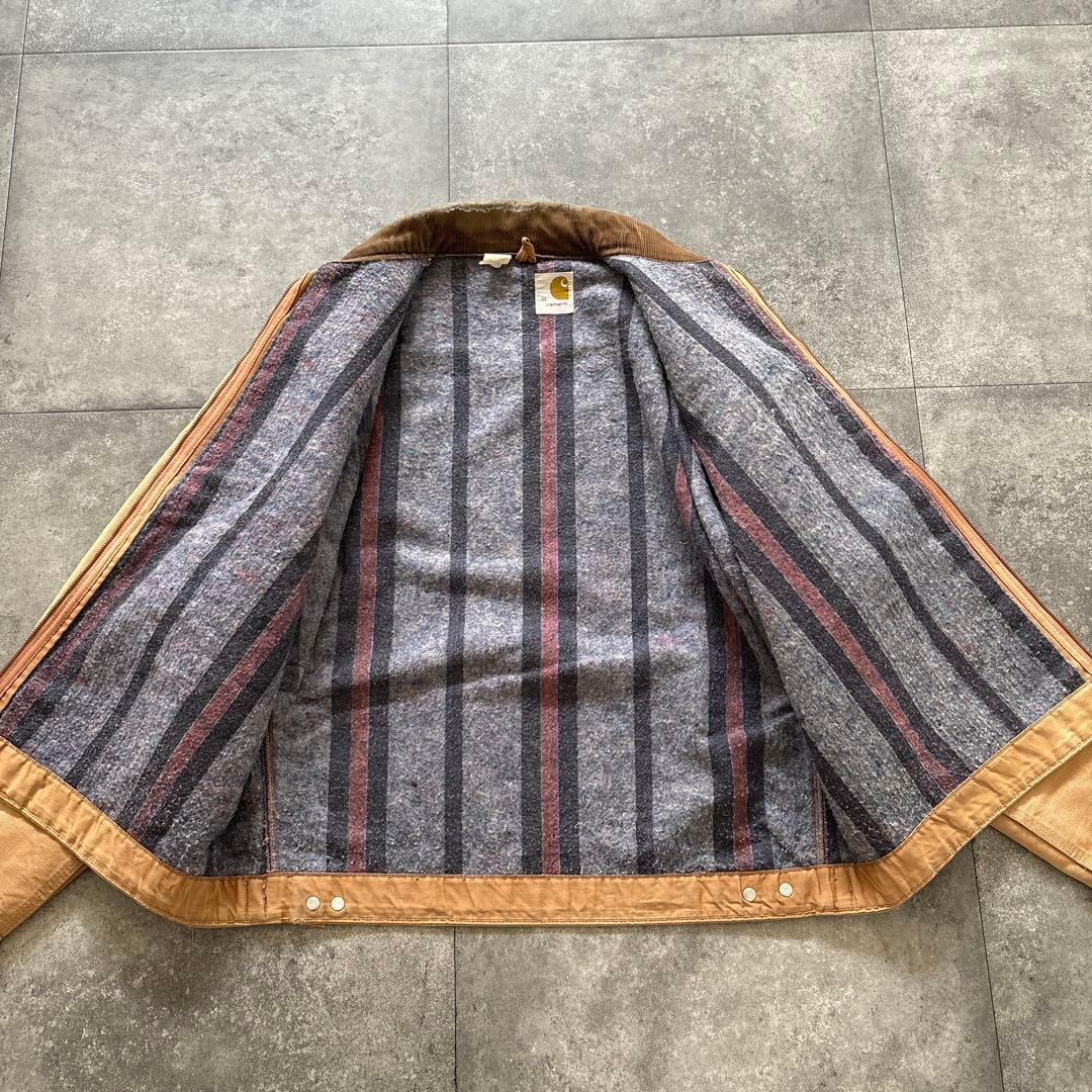 carhartt デトロイトジャケット　70s ブラウン　usa製 ボロ　雰囲気