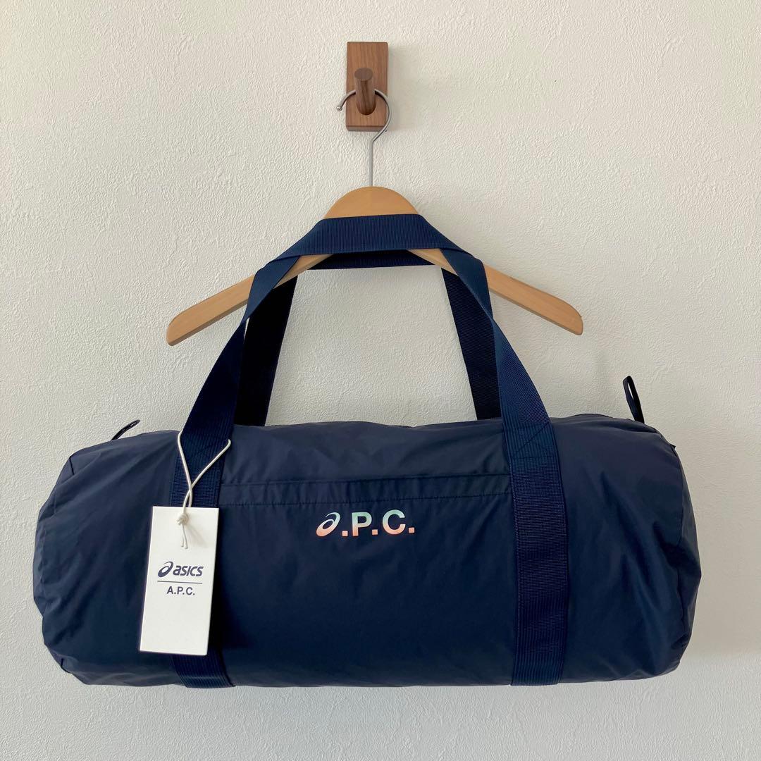 未使用品 A.P.C.× ASICS ナイロン ジム バッグ/ボストン