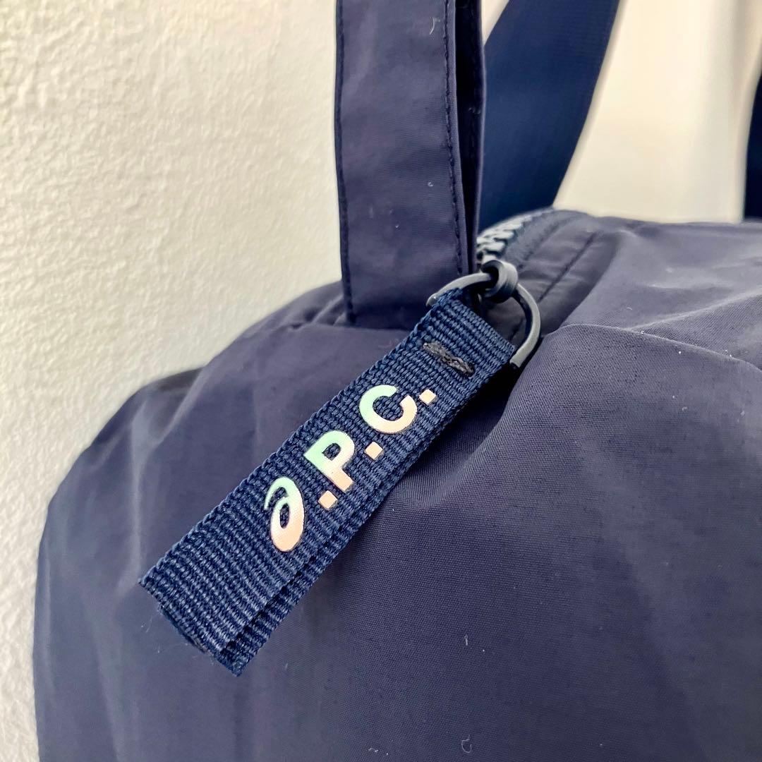 未使用品 A.P.C.× ASICS ナイロン ジム バッグ/ボストン