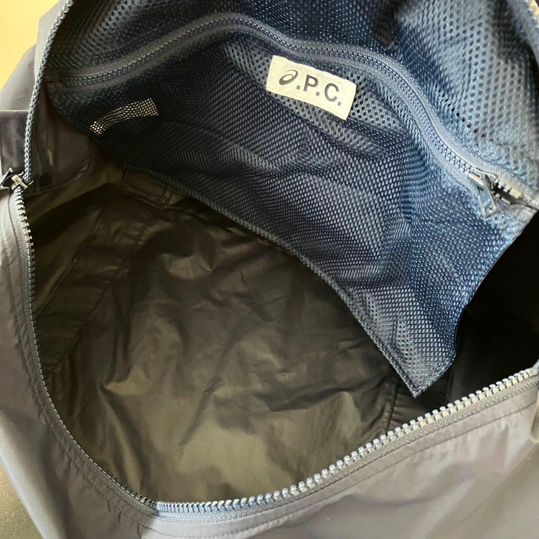 未使用品 A.P.C.× ASICS ナイロン ジム バッグ/ボストン