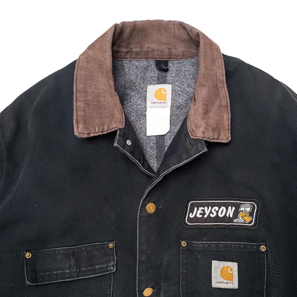 90s Carhartt カーハートブラック チョアコート ヴィンテージ USA