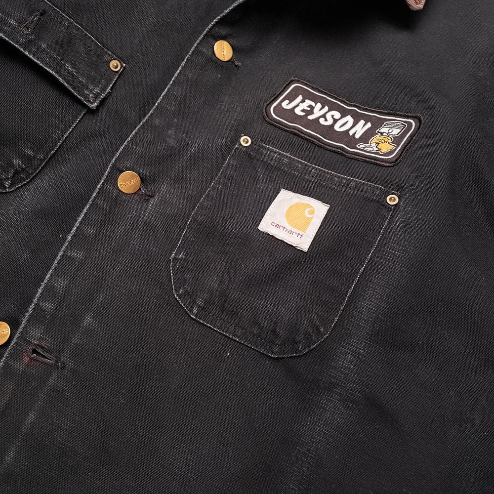 90s Carhartt カーハートブラック チョアコート ヴィンテージ USA