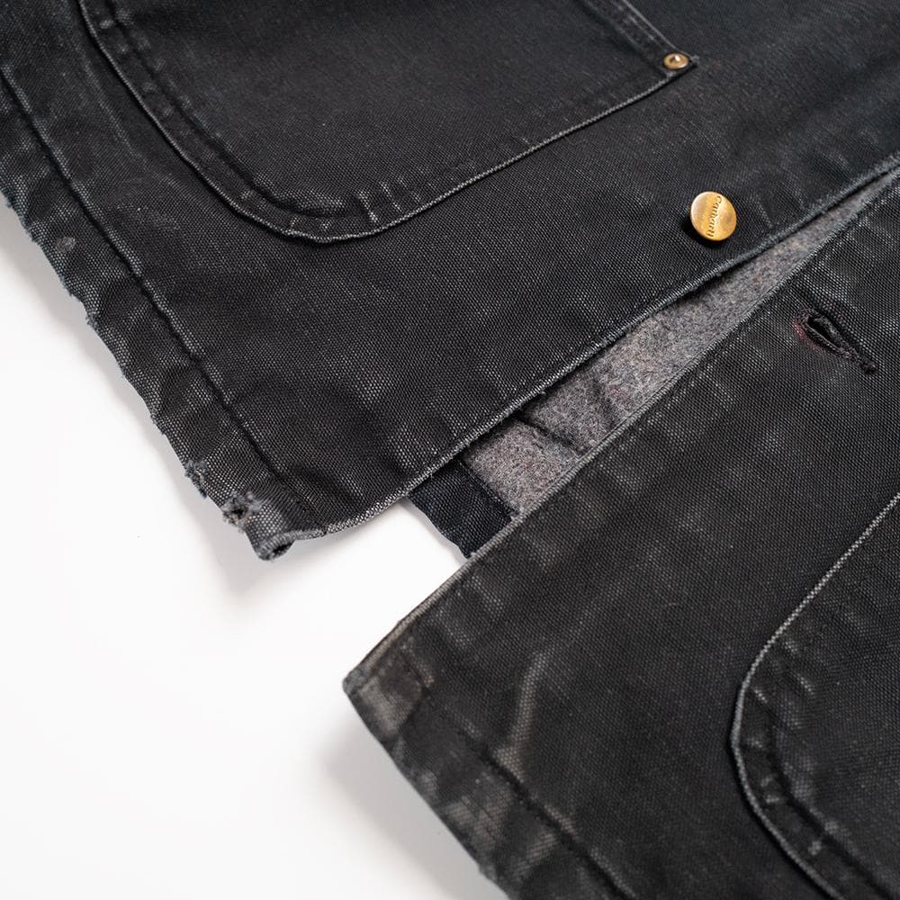 90s Carhartt カーハートブラック チョアコート ヴィンテージ USA
