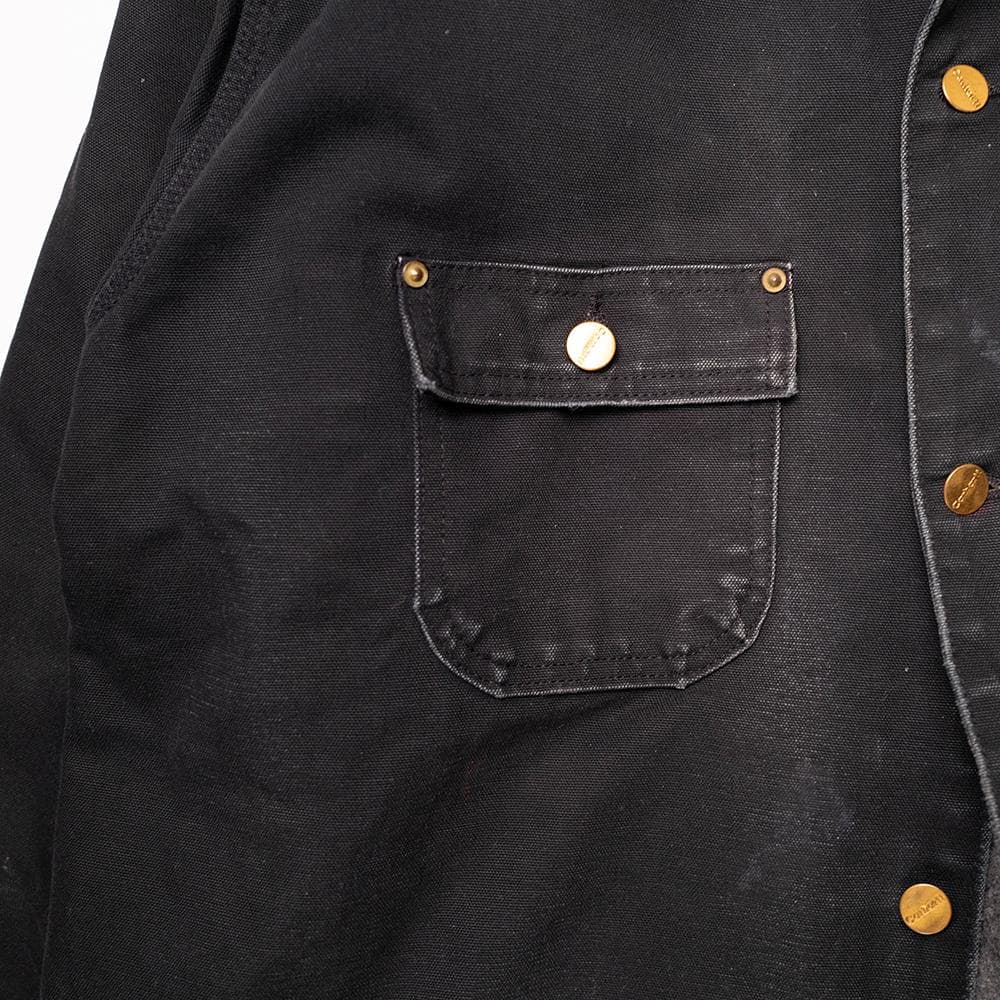 90s Carhartt カーハートブラック チョアコート ヴィンテージ USA