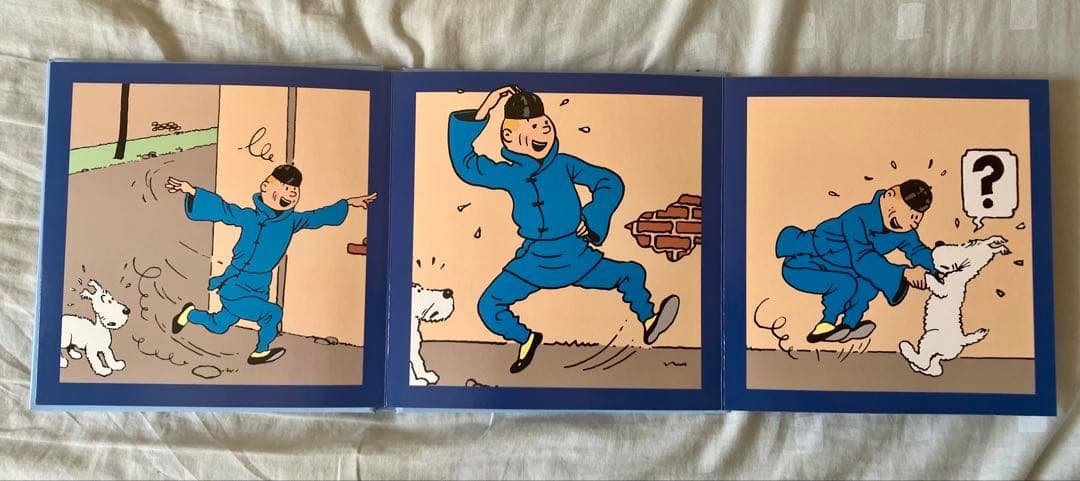 【希少】TINTIN タンタンの冒険　フランス語版　片観音構成 絵本3冊セット