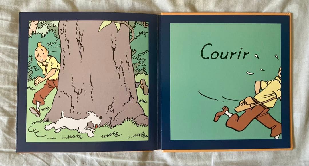 【希少】TINTIN タンタンの冒険　フランス語版　片観音構成 絵本3冊セット