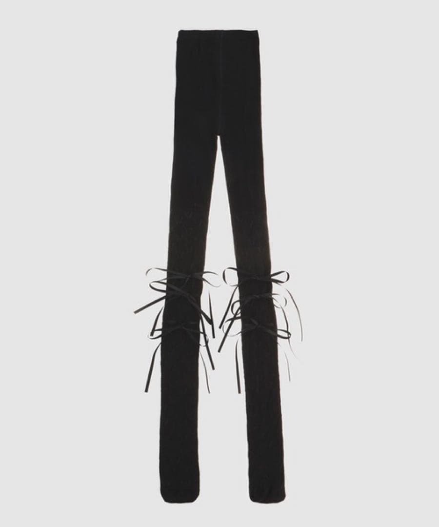 n*】様 Simone Rocha ブラック レース編みタイツ