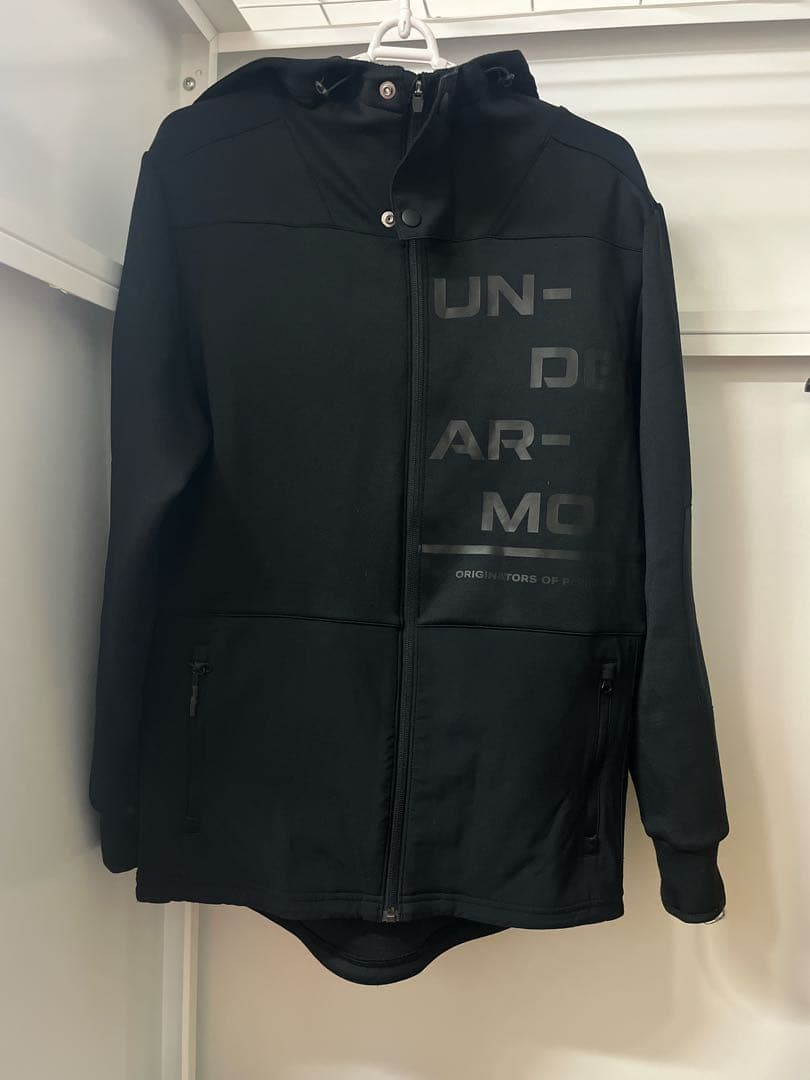 UA アンダーアーマー ハイブリッドニットジャケット ブラック L