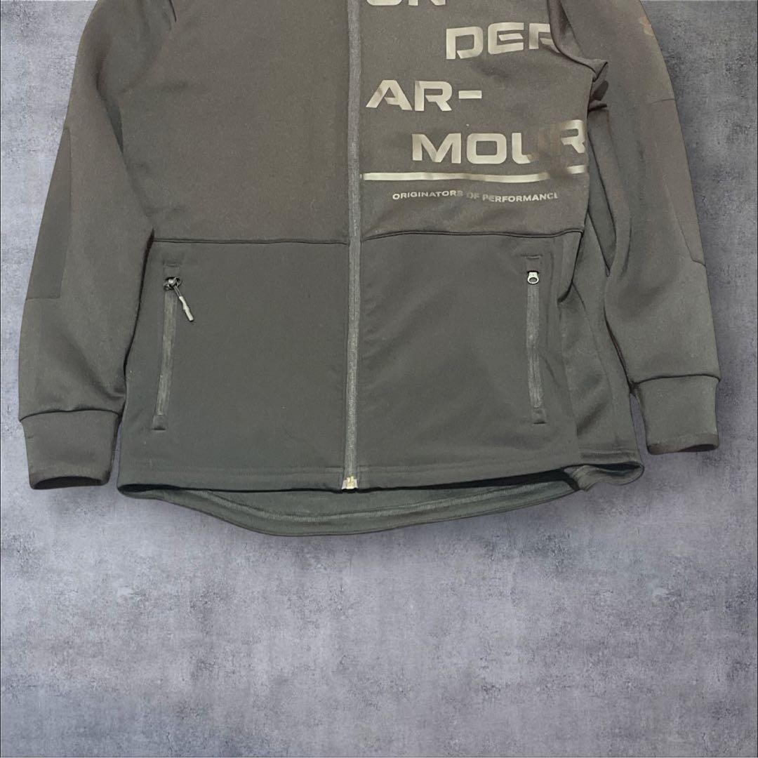 UA アンダーアーマー ハイブリッドニットジャケット ブラック L