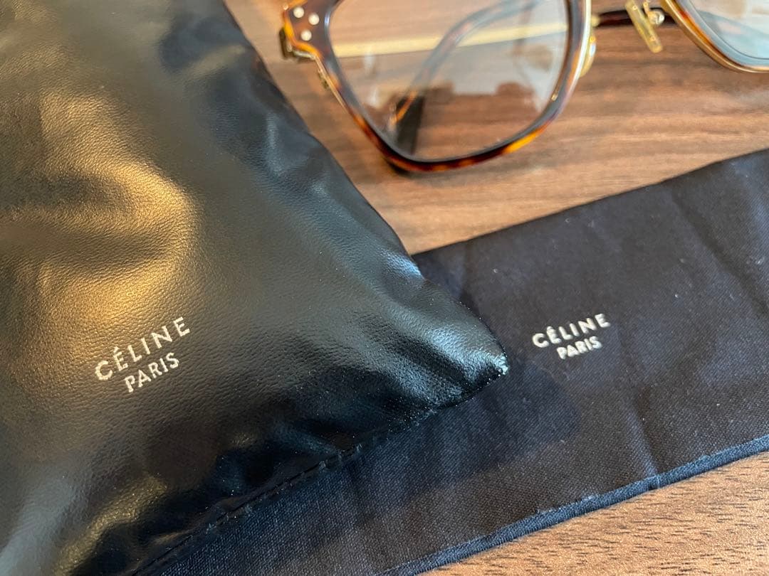 CELINE セリーヌ 眼鏡 サングラス（ユニセックス／度なし／サンドカラー）