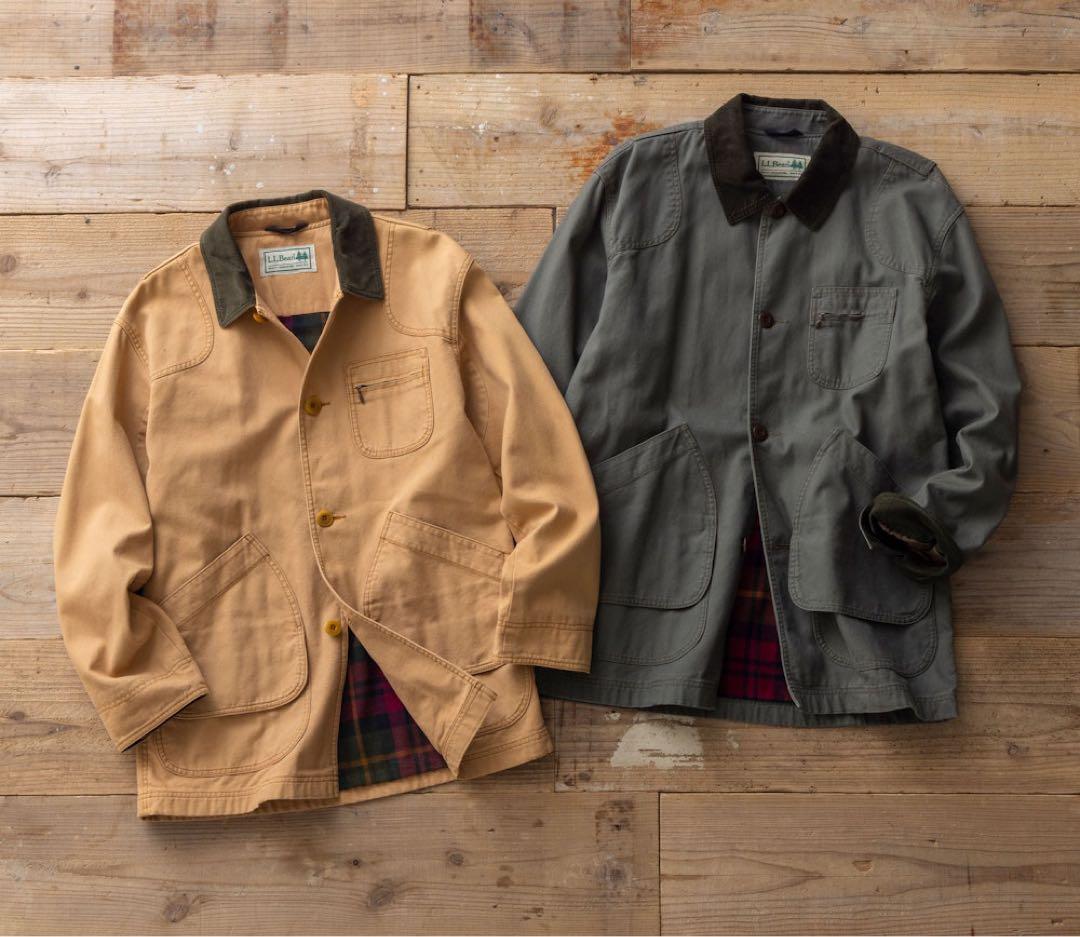 美品 L.L.BEAN エルエルビーン メンズ フィールドコート M オリーブ